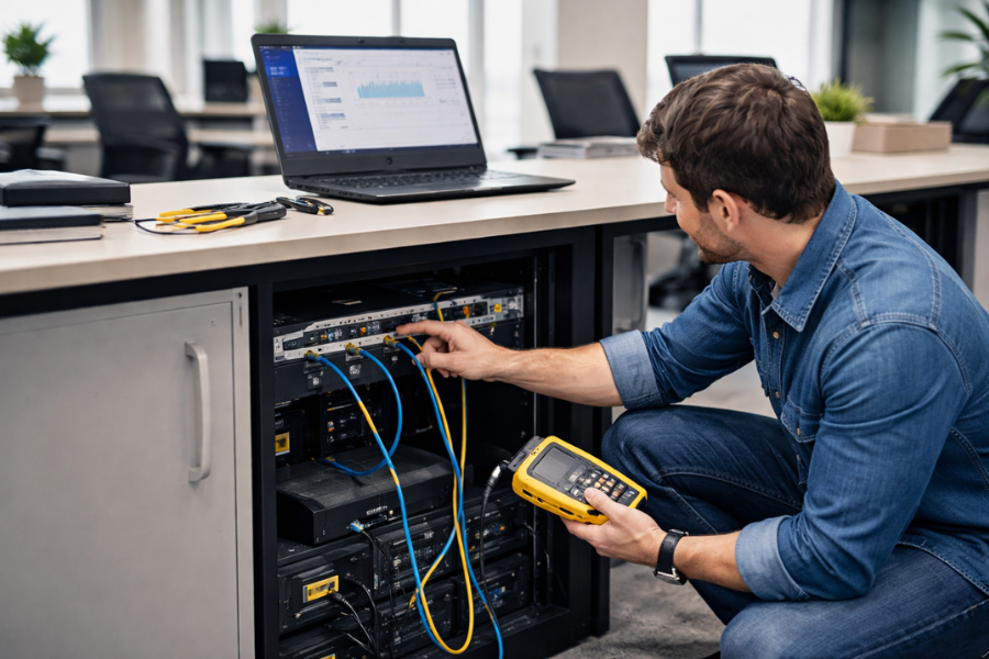 How to Fix a Slow Ethernet Connection in an Office